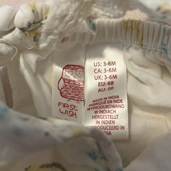 First Wish giraffe bubble romper size 3-6 months - Picture 3 of 5